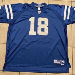 Peyton Manning Jersey Mens XXXL Reebok Authentic NFL Indianapolis Colts Sewn